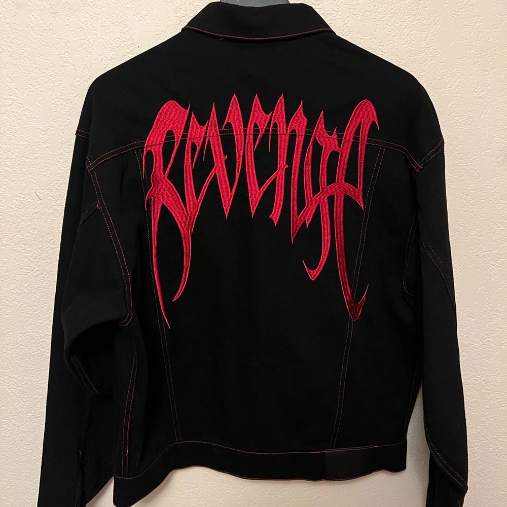 Revenge Black Denim Jacket
